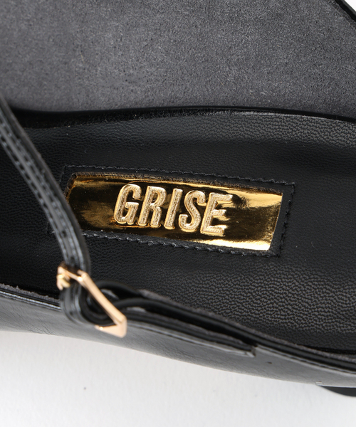 GRISE（グリーズ）の「《追加》GRISE6cmピープトゥストラップミュール（サンダル・レディース・ブラウン/ネイビー/ブラック・SMALL/MEDIUM/LARGE/X-LARGE）」の19枚目の写真