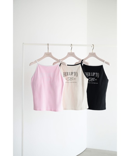 Her lip to Logo Top（タンクトップ）｜Her lip to（ハーリップ