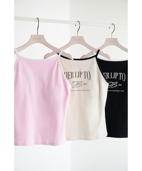 Her lip to Logo Top（タンクトップ）｜Her lip to（ハーリップ