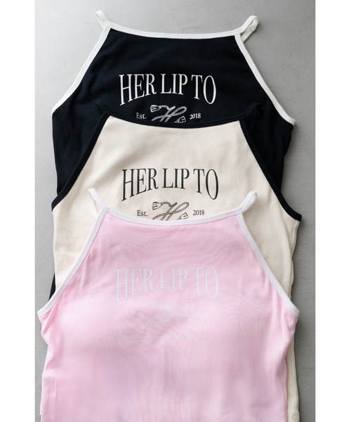 Her lip to Logo Top（タンクトップ）｜Her lip to（ハーリップ