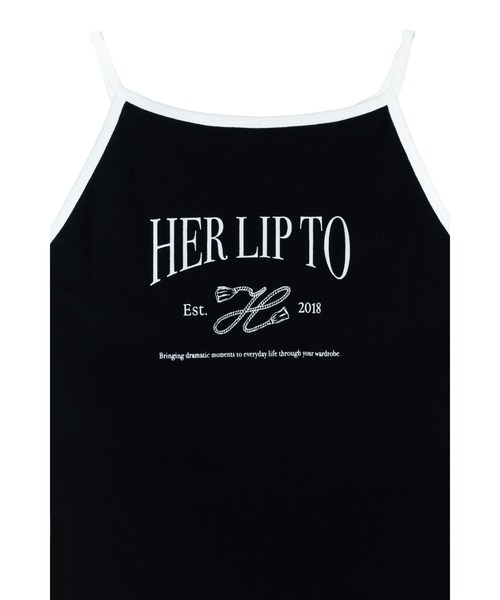 Her lip to Logo Top（タンクトップ）｜Her lip to（ハーリップ