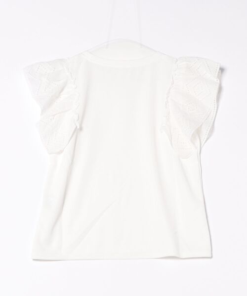 M.deux(エムドゥ)の「◆フリルレーススリーブカットソー◆(Tシャツ/カットソー・レディース・オフホワイト/ブラック・MEDIUM)」の13枚目の写真