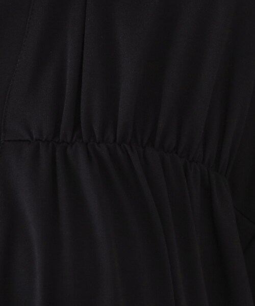 OPAQUE.CLIP(オペークドットクリップ)の「スキッパーフレアカットソー【接触冷感/洗濯機洗い可】(Tシャツ/カットソー・レディース・ブルー系その他/ブラウン系その他/ブラック/ホワイト・00)」の8枚目の写真