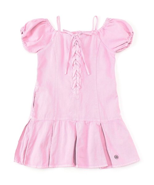 algy(アルジー)の「グランジワンピ(ワンピース・キッズ・インディゴブルー/ピンク・XX-SMALL/X-SMALL/MEDIUM/SMALL)」の2枚目の写真