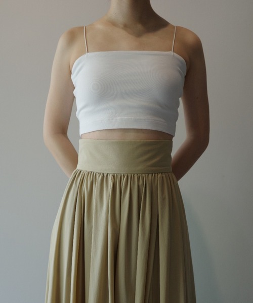 クラネ　CLANE　THIN STRAP A LINE TOPS リネン混 CLANE THIN STRAP A LINE TOPS - メルカリ