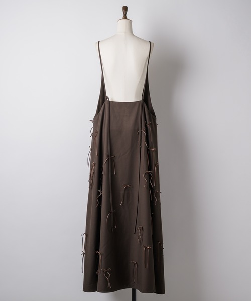 LA BELLE ETUDE（ラベルエチュード）の「many ribbon onepice（ワンピース・レディース・ブラウン/ブラック/アイボリー・0/1）」の14枚目の写真