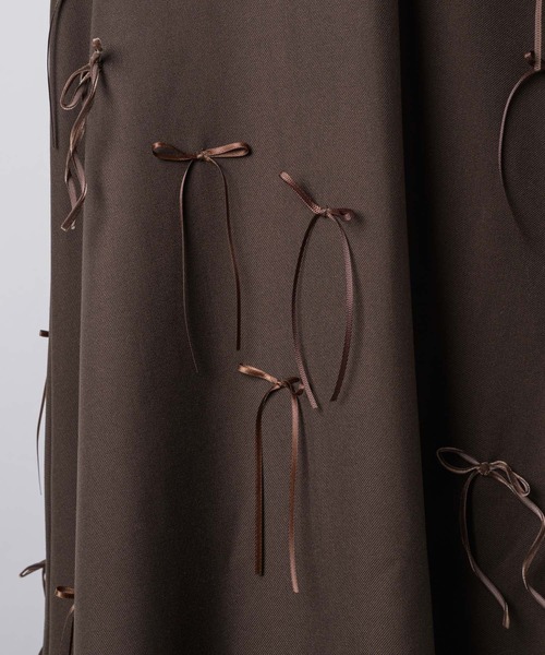 LA BELLE ETUDE（ラベルエチュード）の「many ribbon onepice（ワンピース・レディース・ブラウン/ブラック/アイボリー・0/1）」の19枚目の写真