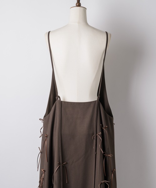 LA BELLE ETUDE（ラベルエチュード）の「many ribbon onepice（ワンピース・レディース・ブラウン/ブラック/アイボリー・0/1）」の17枚目の写真