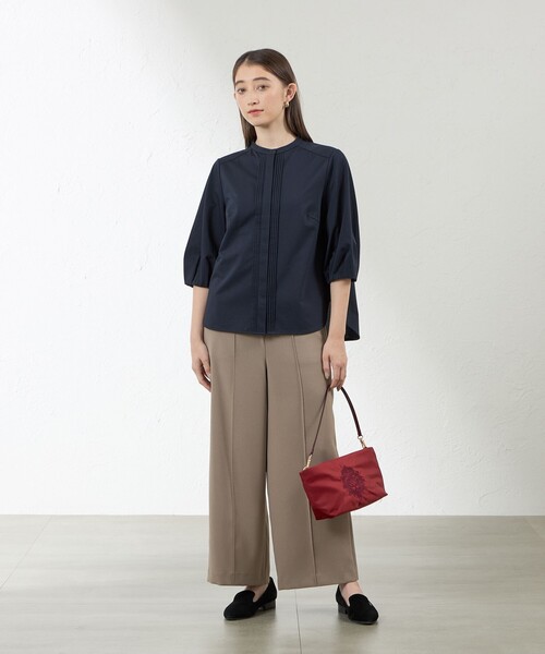 amaca（アマカ）の「DAVISポシェット（ショルダーバッグ・レディース・レッド/ダークネイビー/ベージュ・FREE）」の7枚目の写真