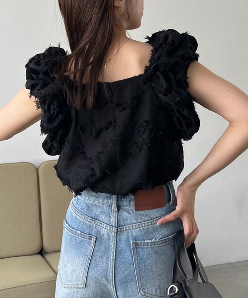 CAPRICIEUX LE'MAGE（カプリシューレマージュ）の「ジャガードパフ