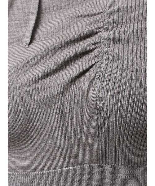 EMODA（エモダ）の「チョーカーギャザーフィットニットワンピース（ワンピース・レディース・グレー/ブラウン/ブラック・FREE）」の9枚目の写真