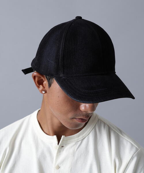 DANKE SCHON(ダンケシェーン)の「DankeSchon/ダンケシェーン/FLOCKYDENIM CAP(キャップ・メンズ・ブラック/ブラウン・F)」の5枚目の写真