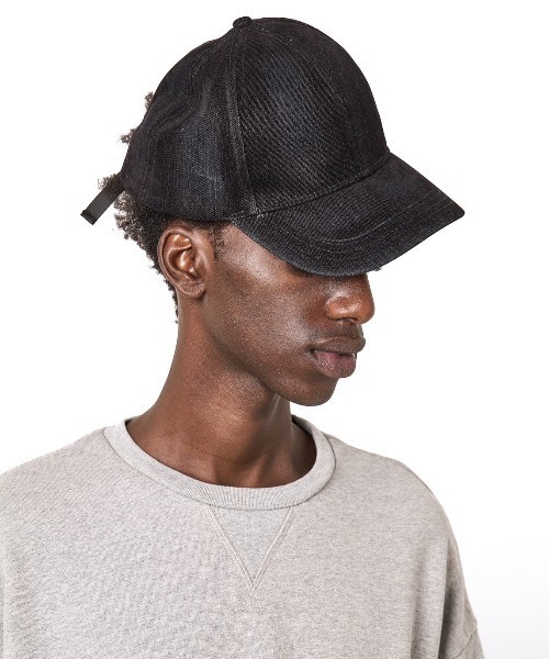 DANKE SCHON(ダンケシェーン)の「DankeSchon/ダンケシェーン/FLOCKYDENIM CAP(キャップ・メンズ・ブラック/ブラウン・F)」の1枚目の写真