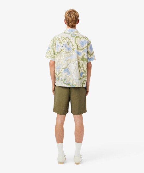 LACOSTE（ラコステ）の「撥水・防風・軽量ファブリック ワークナイロンショーツ / ハーフパンツ（その他パンツ・メンズ・ベージュ/オリーブ・5/3/4/2）」の17枚目の写真