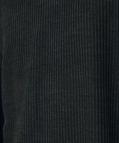 RATTLE TRAP(ラトルトラップ)の「ニットライクストライプカットロンT(Tシャツ/カットソー・メンズ・ホワイト/ブラック・M/LL/S/L)」の11枚目の写真