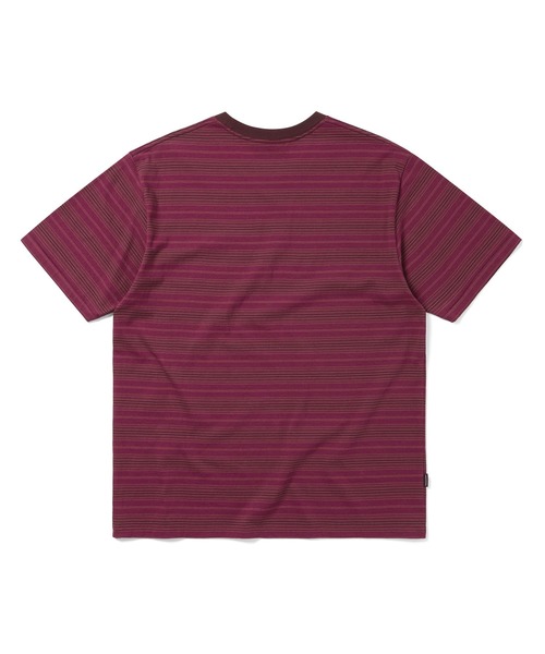 thisisneverthat（ディスイズネバーザット）の「Striped Tee（Tシャツ/カットソー・メンズ・ブルー/ブラウン/レッドパープル・XL/L/M/S）」の10枚目の写真