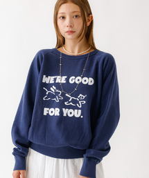 MIXTA | 【MIXTA/ミクスタ】ロゴスウェット/スウェット/ギフト/加工/ヴィンテージ感【WEB限定】(スウェット)