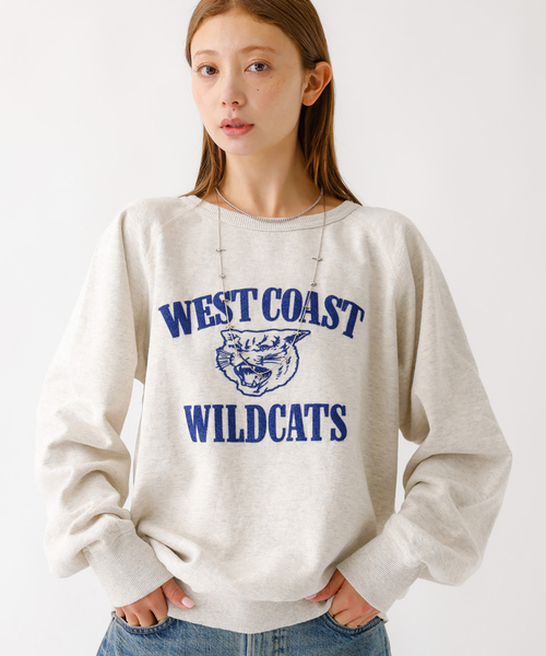 MIXTA（ミクスタ）の「【MIXTA/ミクスタ】ロゴスウェット/スウェット/ギフト/加工/ヴィンテージ感【WEB限定】（スウェット・レディース・サックスブルー/スミクロ/ネイビー/グレー/オフホワイト・M）」の4枚目の写真