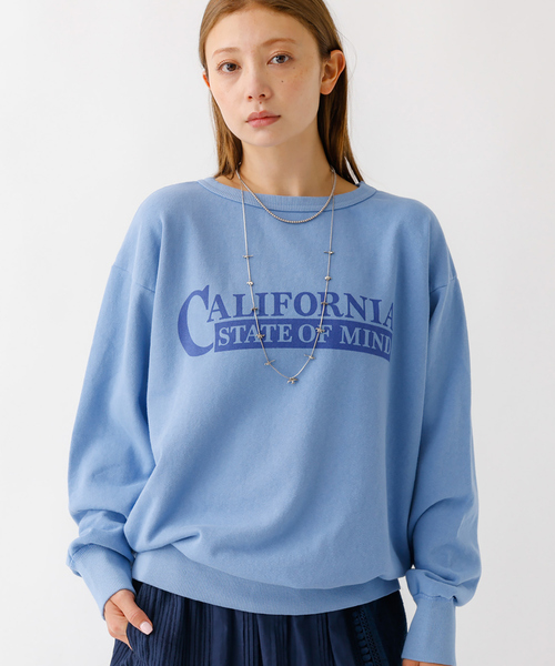 MIXTA（ミクスタ）の「【MIXTA/ミクスタ】ロゴスウェット/スウェット/ギフト/加工/ヴィンテージ感【WEB限定】（スウェット・レディース・サックスブルー/スミクロ/ネイビー/グレー/オフホワイト・M）」の5枚目の写真