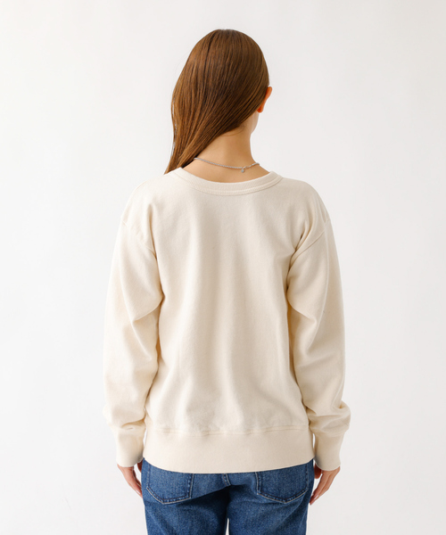 MIXTA（ミクスタ）の「【MIXTA/ミクスタ】ロゴスウェット/スウェット/ギフト/加工/ヴィンテージ感【WEB限定】（スウェット・レディース・サックスブルー/スミクロ/ネイビー/グレー/オフホワイト・M）」の17枚目の写真