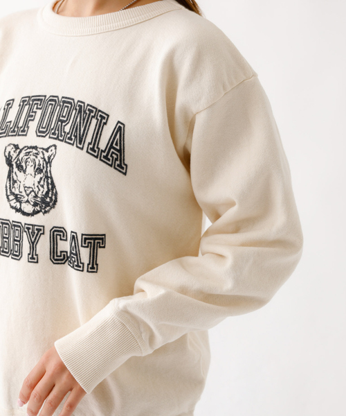 MIXTA（ミクスタ）の「【MIXTA/ミクスタ】ロゴスウェット/スウェット/ギフト/加工/ヴィンテージ感【WEB限定】（スウェット・レディース・サックスブルー/スミクロ/ネイビー/グレー/オフホワイト・M）」の19枚目の写真