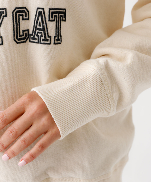 MIXTA（ミクスタ）の「【MIXTA/ミクスタ】ロゴスウェット/スウェット/ギフト/加工/ヴィンテージ感【WEB限定】（スウェット・レディース・サックスブルー/スミクロ/ネイビー/グレー/オフホワイト・M）」の20枚目の写真