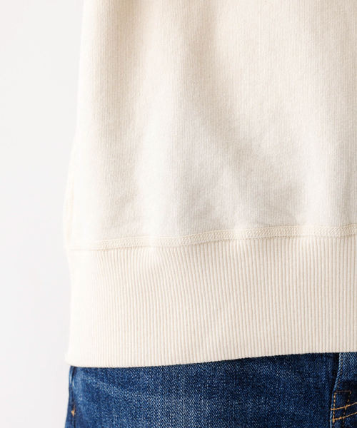 MIXTA（ミクスタ）の「【MIXTA/ミクスタ】ロゴスウェット/スウェット/ギフト/加工/ヴィンテージ感【WEB限定】（スウェット・レディース・サックスブルー/スミクロ/ネイビー/グレー/オフホワイト・M）」の11枚目の写真