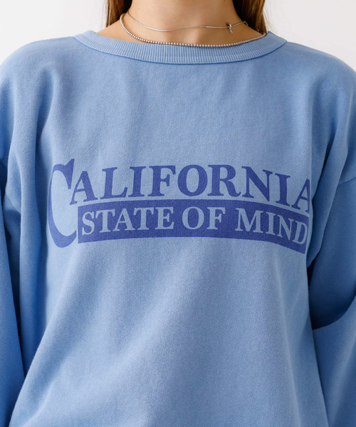 MIXTA（ミクスタ）の「【MIXTA/ミクスタ】ロゴスウェット/スウェット/ギフト/加工/ヴィンテージ感【WEB限定】（スウェット・レディース・サックスブルー/スミクロ/ネイビー/グレー/オフホワイト・M）」の14枚目の写真