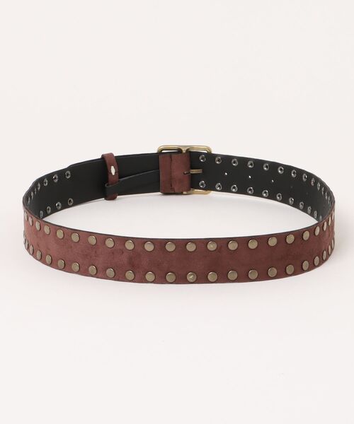 3.3 Field Trip (3.3フィールドトリップ)の「3.3 Field Trip/スタッドベルト(ベルト・レディース・ブラウン/ブラック・FREE)」の3枚目の写真