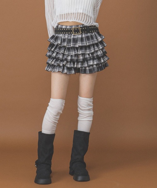 3.3 Field Trip (3.3フィールドトリップ)の「3.3 Field Trip/スタッドベルト(ベルト・レディース・ブラウン/ブラック・FREE)」の6枚目の写真