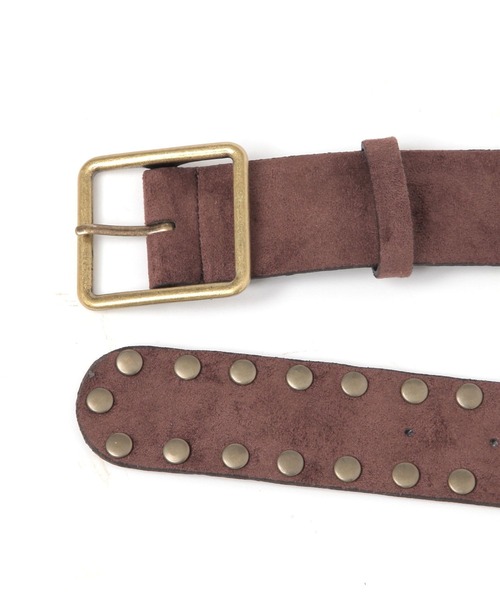 3.3 Field Trip (3.3フィールドトリップ)の「3.3 Field Trip/スタッドベルト(ベルト・レディース・ブラウン/ブラック・FREE)」の4枚目の写真