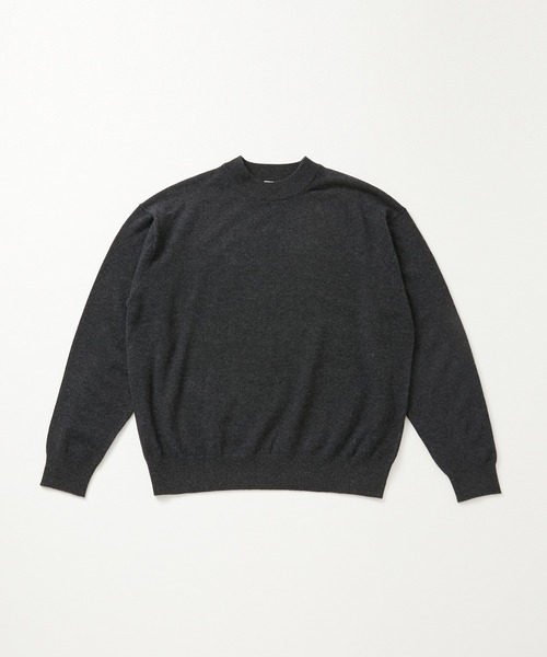 crepuscule（クレプスキュール）の「crepuscule Moc Neck P/O (2503-007)（ポロシャツ・メンズ・グレー/チャコールグレー・2）」の2枚目の写真