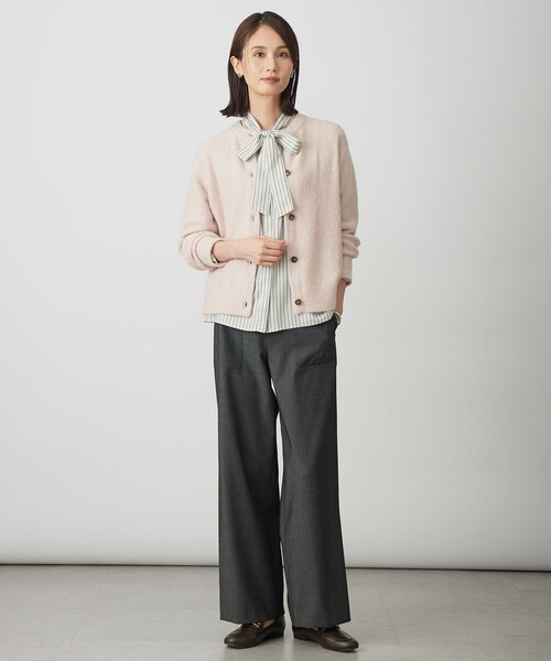 J.PRESS(ジェイプレス)の「サイロチェック ストライプ ブラウス(シャツ/ブラウス・レディース・ブルー系1/ブラウン系3/ネイビー系3・T15/T13)」の22枚目の写真