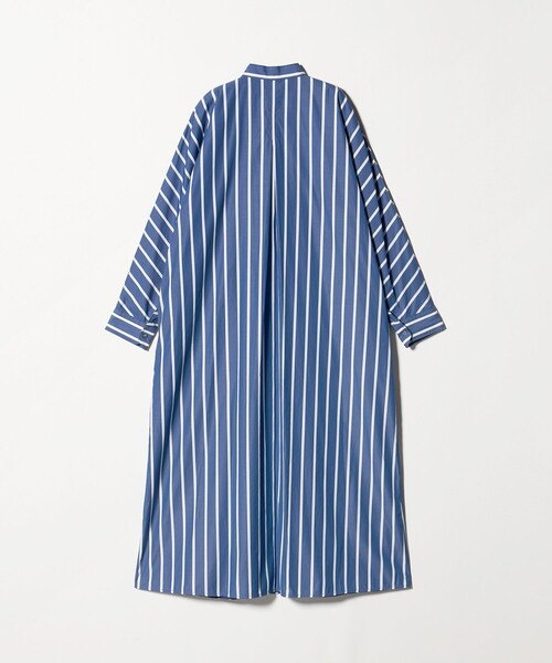 TICCA ティッカ　ワンピース　ストライプ 美品 ティッカ TICCA スクエアビッグロングシャツ ワンピース