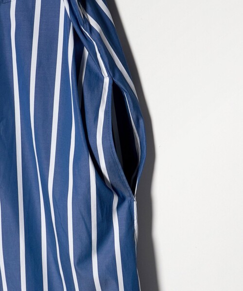 TICCA＞ストライプ テントライン シャツワンピース（シャツワンピース