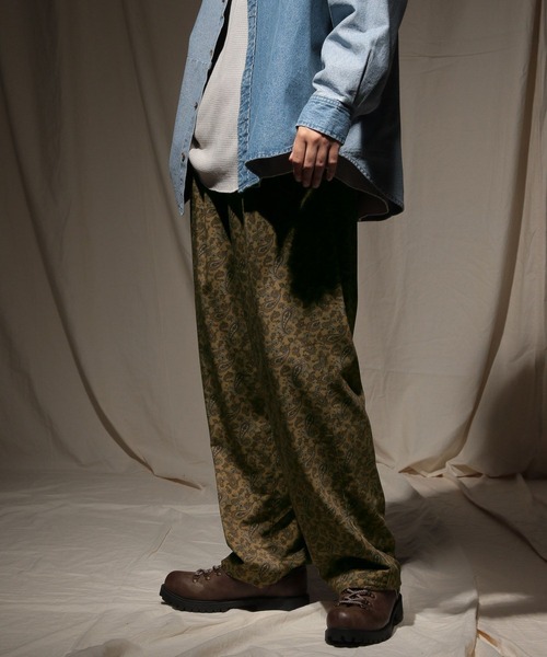 niko and...（ニコアンド）の「ペイズリーイージーパンツ（その他パンツ・メンズ・ネイビー/キャメル・MEDIUM/LARGE）」の7枚目の写真