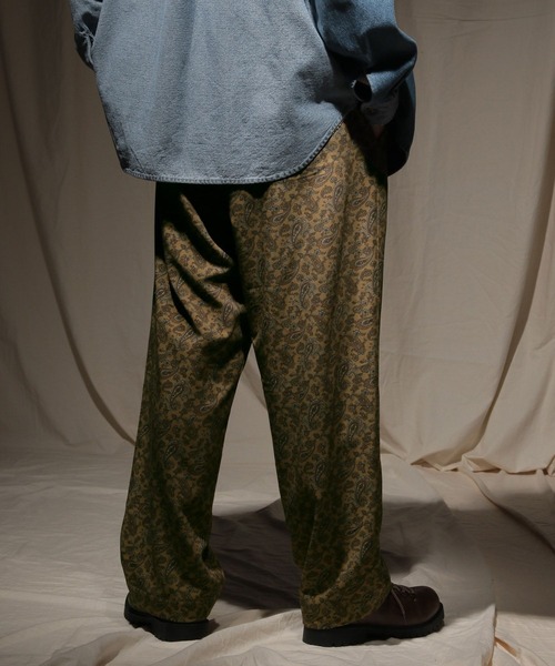 niko and...（ニコアンド）の「ペイズリーイージーパンツ（その他パンツ・メンズ・ネイビー/キャメル・MEDIUM/LARGE）」の8枚目の写真