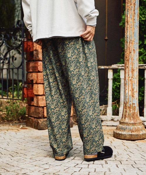 niko and...（ニコアンド）の「ペイズリーイージーパンツ（その他パンツ・メンズ・ネイビー/キャメル・MEDIUM/LARGE）」の17枚目の写真