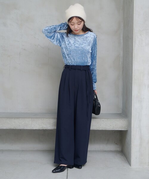 Kastane（カスタネ）の「【新色追加/7色展開】スタッズベロアプル