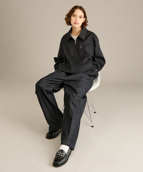 WETTEMPT(ウィテンプト)の「ZIP STRIPE JACKET / ジップストライプジャケット(その他アウター・メンズ・ネイビー/ブラック・SMALL/MEDIUM/LARGE)」の13枚目の写真