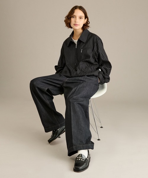 WETTEMPT(ウィテンプト)の「ZIP STRIPE JACKET / ジップストライプジャケット(その他アウター・メンズ・ネイビー/ブラック・SMALL/MEDIUM/LARGE)」の17枚目の写真