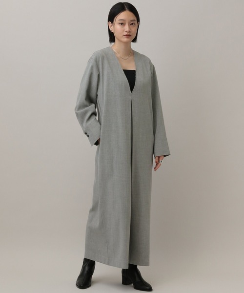 新品未使用　シャンハイタン　巻ワンピース セール】シャンブレーカフタンワンピース（ワンピース）｜A part