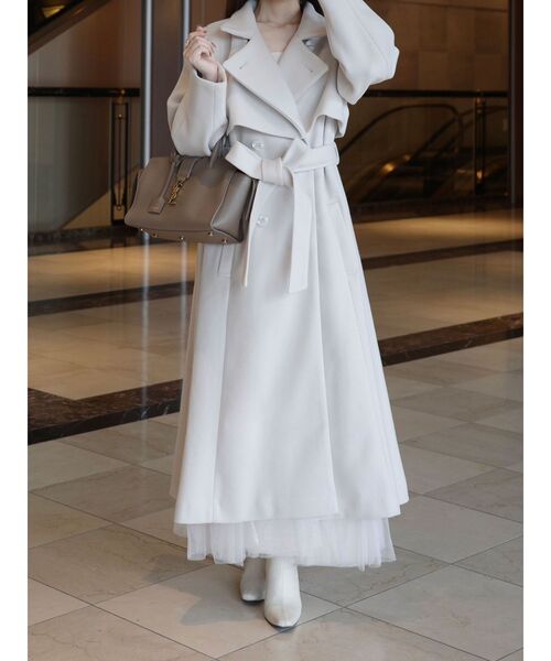 セール】2WAYカラーレディコート（トレンチコート）｜dazzlin