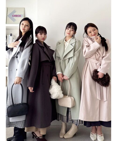 2WAYカラーレディコート（トレンチコート）｜dazzlin（ダズリン