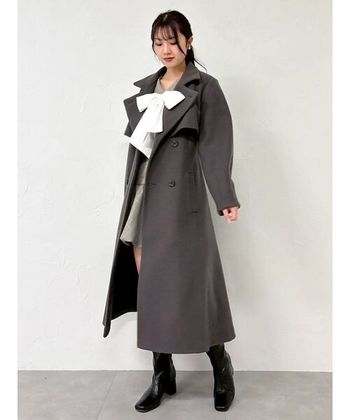 2WAYカラーレディコート（トレンチコート）｜dazzlin（ダズリン