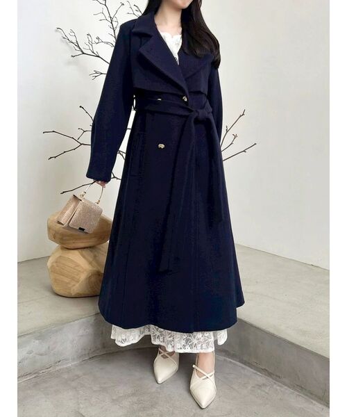 セール】2WAYカラーレディコート（トレンチコート）｜dazzlin