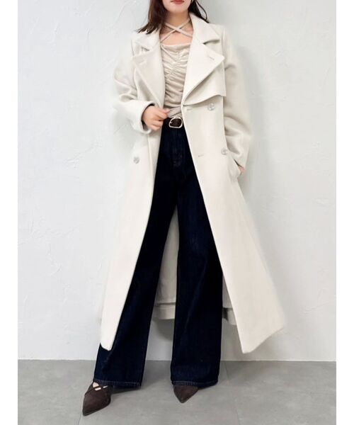 セール】2WAYカラーレディコート（トレンチコート）｜dazzlin
