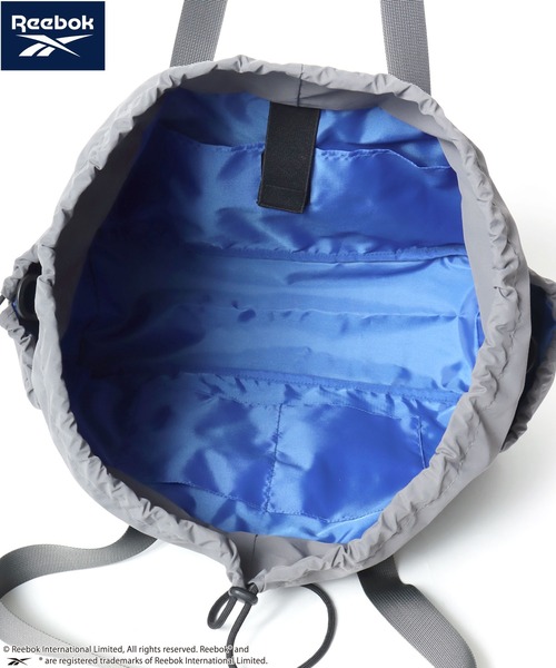 Reebok(リーボック)の「Reebok/リーボック ロゴ ワンポイント刺繍 2Way ナイロン ドローコード ショルダーバッグ/トートバッグ/大容量/レディース メンズ(ショルダーバッグ・レディース・チャコールグレー/ブラック/ベージュ・FREE)」の21枚目の写真