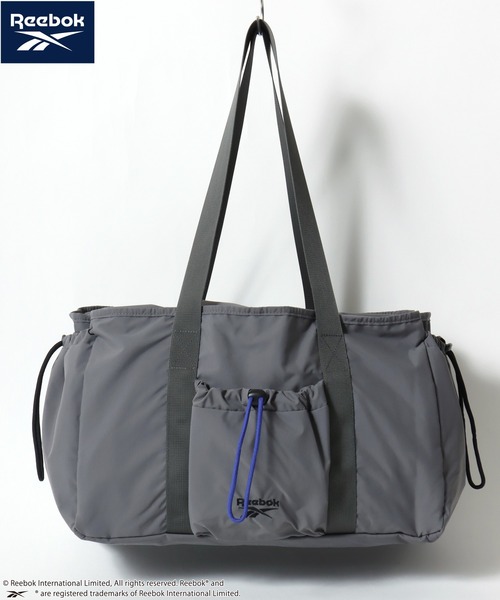Reebok(リーボック)の「Reebok/リーボック ロゴ ワンポイント刺繍 2Way ナイロン ドローコード ショルダーバッグ/トートバッグ/大容量/レディース メンズ(ショルダーバッグ・レディース・チャコールグレー/ブラック/ベージュ・FREE)」の8枚目の写真