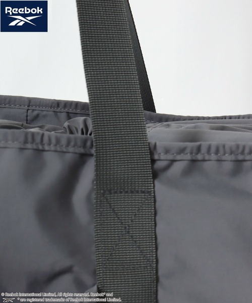 Reebok(リーボック)の「Reebok/リーボック ロゴ ワンポイント刺繍 2Way ナイロン ドローコード ショルダーバッグ/トートバッグ/大容量/レディース メンズ(ショルダーバッグ・レディース・チャコールグレー/ブラック/ベージュ・FREE)」の19枚目の写真